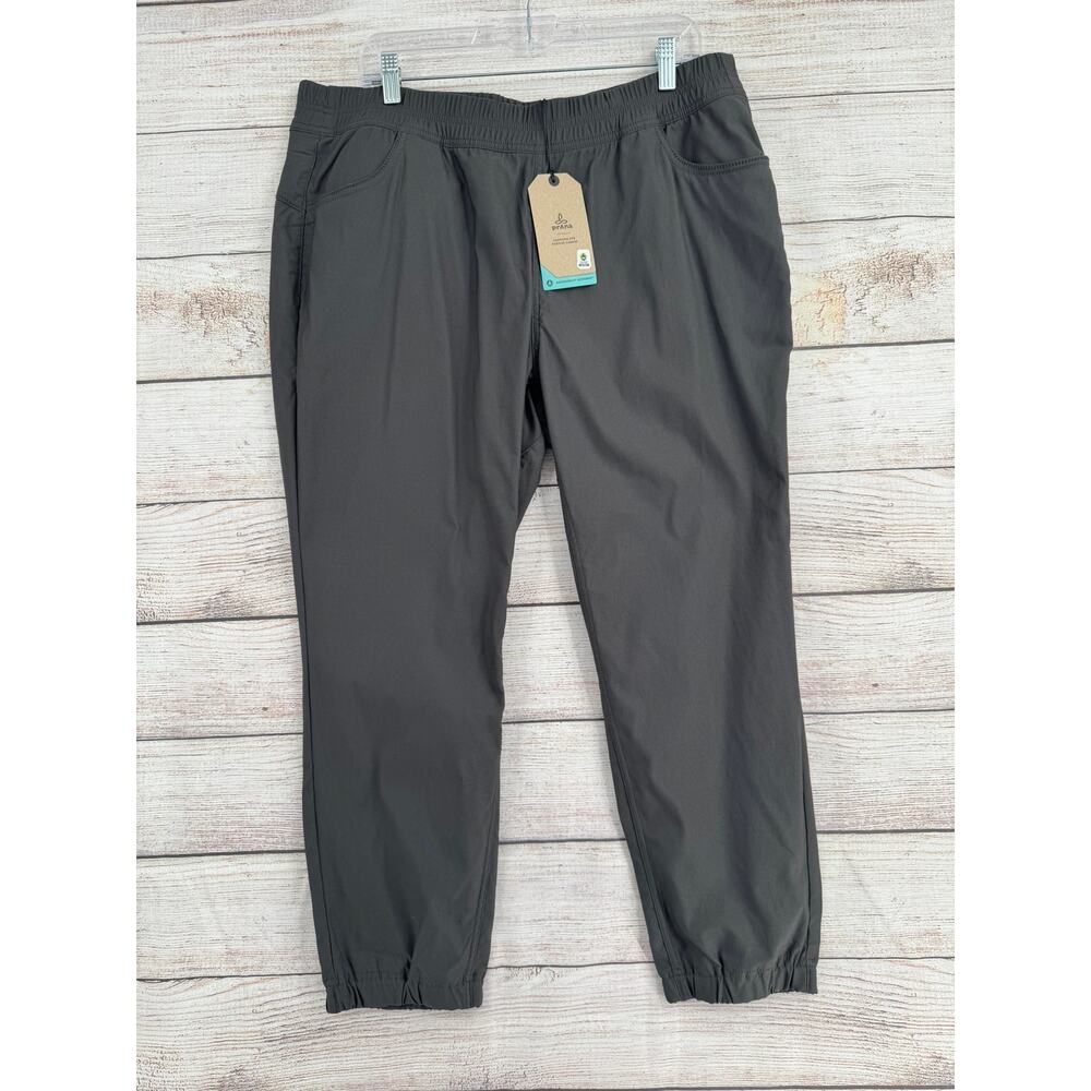 prAna Halle E-Waist Jogger Plus II‎ Womens 18W Gray Dark Iron Stretch NEW